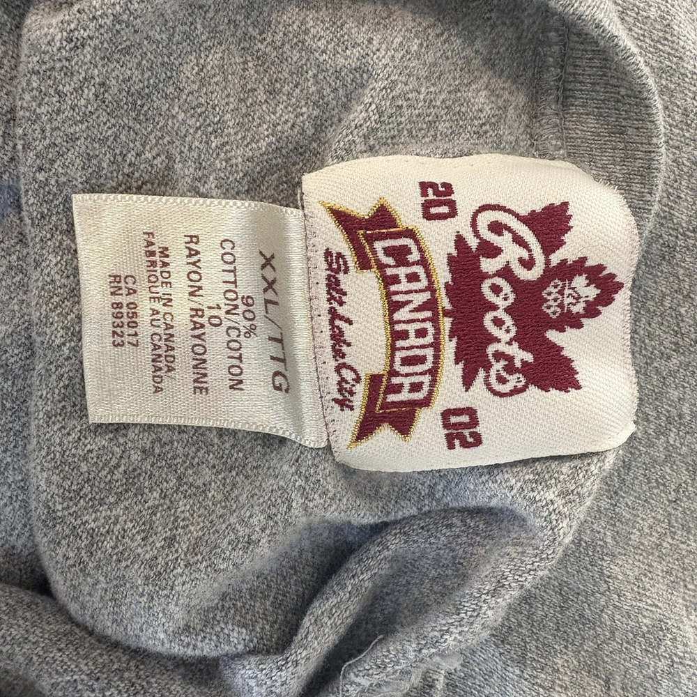 Roots Canada Mens Shirt Olympic Hockey Gold Medal Champions VTG Sz. XXL - Picture 9 of 10